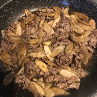 牛肉とごぼうのしぐれ煮